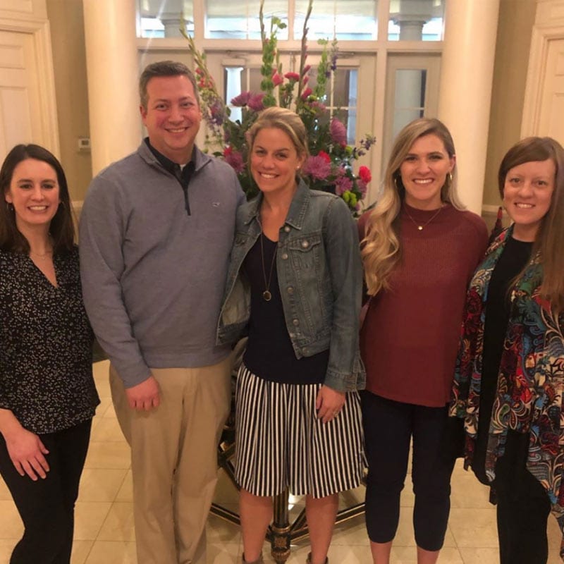 Team members at a Claire's Army event